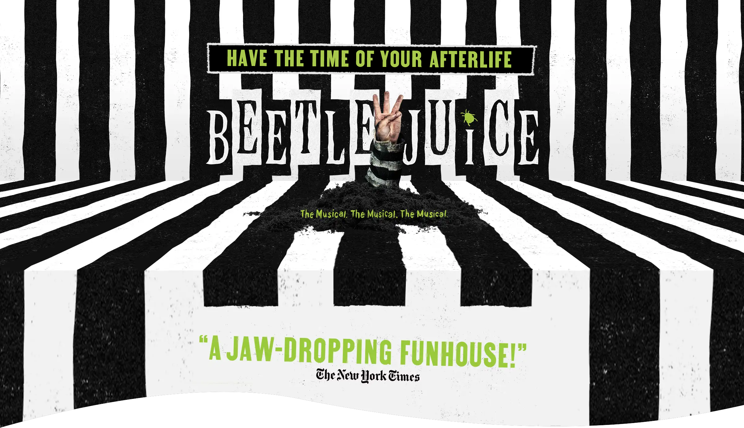 The Netherworld-Wide Sensation Returns | BEETLEJUICE | The musical. The musical. The musical.